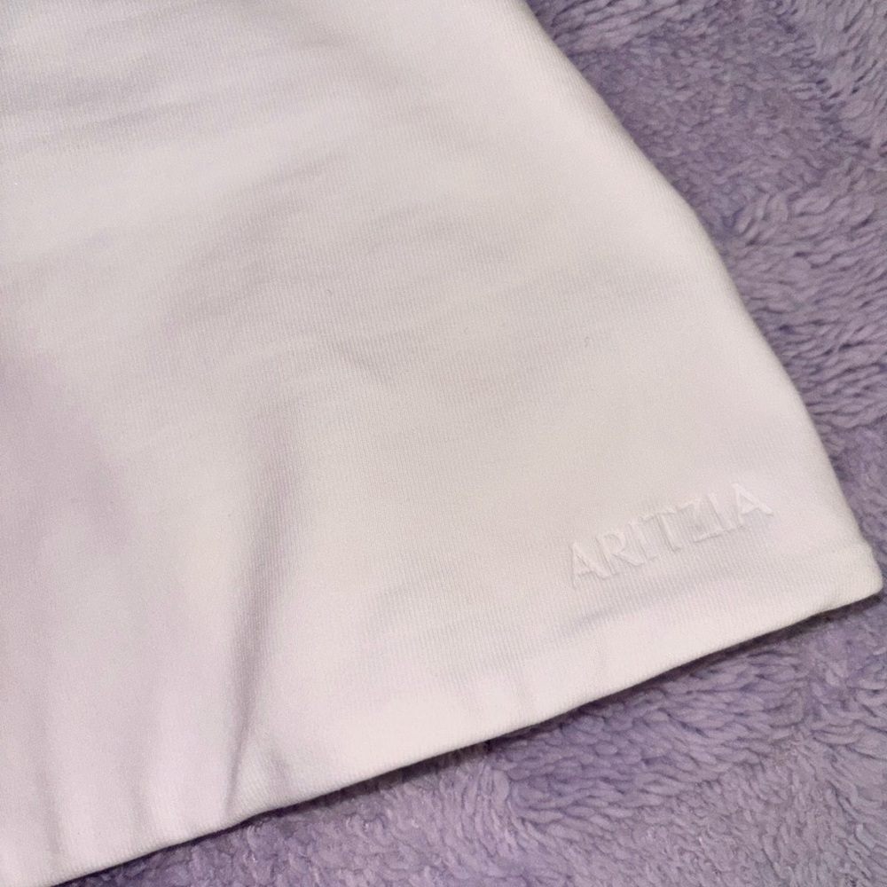 Aritzia White Halter Top - Picture 3 of 3